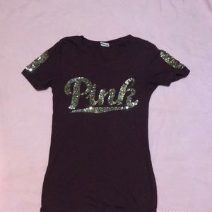 VS Pink glitter shirt